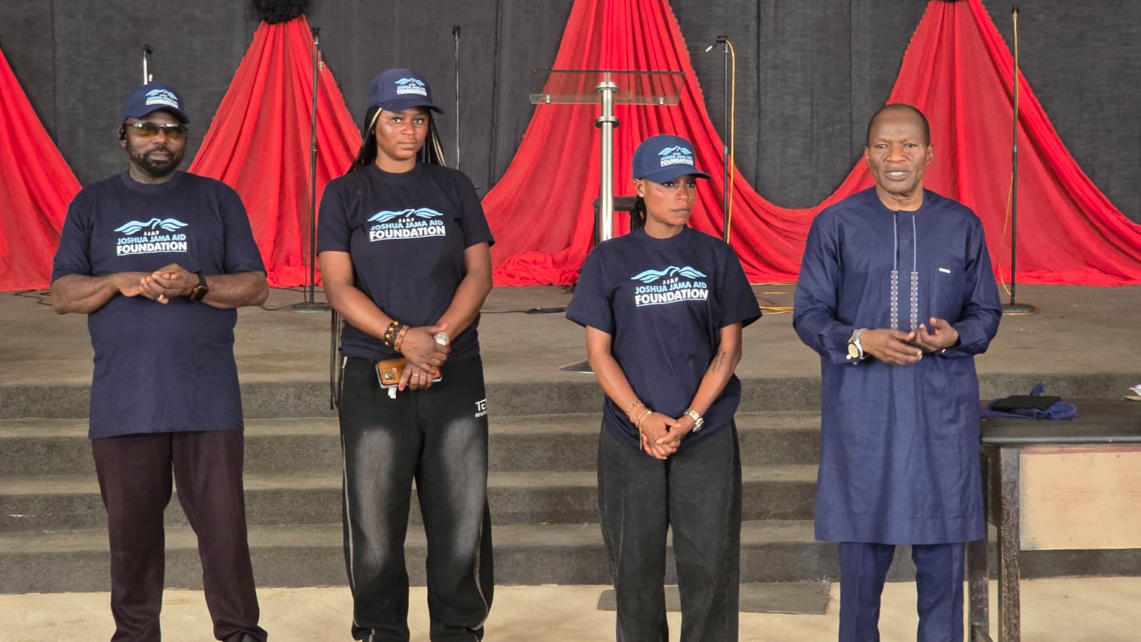 Joshua Jama Aid Foundation team